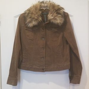 Ralph Lauren Fur Collar Jacket